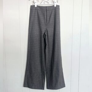 Reformation Franklin Ladies Brown Check Pants Size 6/P